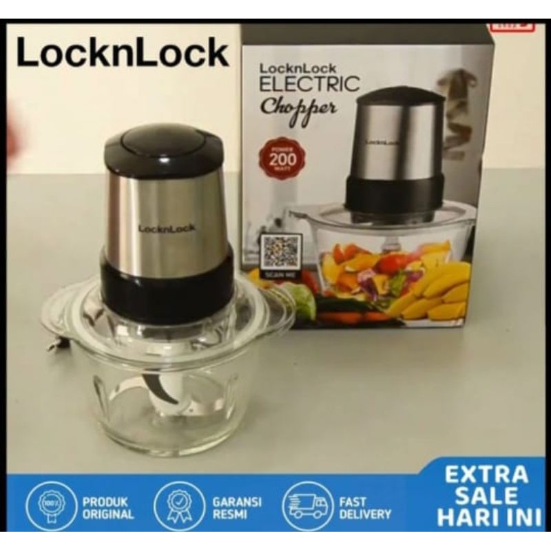 Jual Locknlock Electric Chopper 1.2L Black | Shopee Indonesia