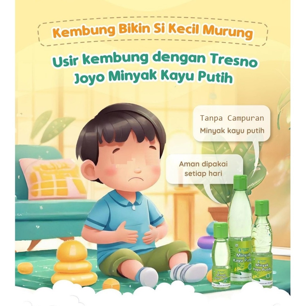 Jual Tresno Joyo Minyak Kayu Putih 30ml 60ml 120ml Natural Original ...