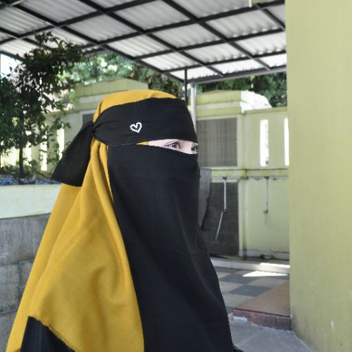 Jual Cadar Niqab bandana Swarovski Love niqab hias permata love cadar ...