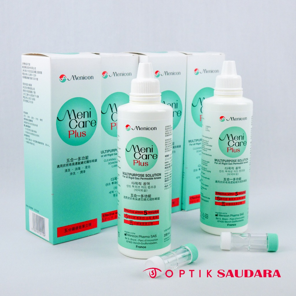 Jual Menicon Menicare Plus Multipurpose Solution 250 ML For RGP ...