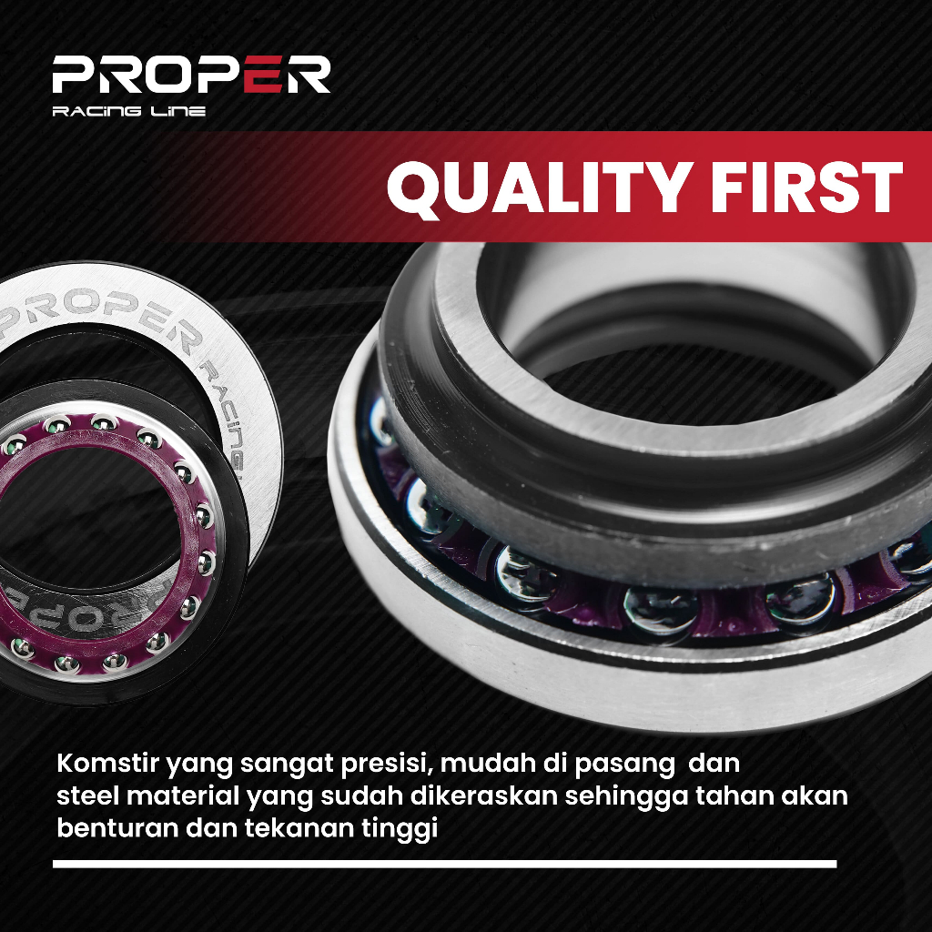 Jual PROPER RACING LINE BALL RACE KOMSTIR VIXION NVL NVA R15 BYSON ...