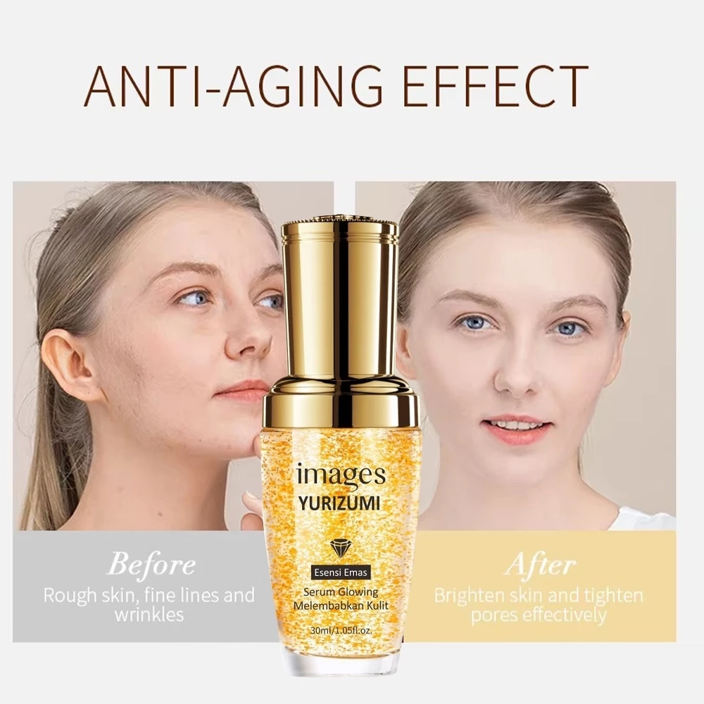 NEW ! Serum Wajah Glowing Gold Serum Perawatan Kulit Bercahaya Anti Penuaan Dini | AutoStock