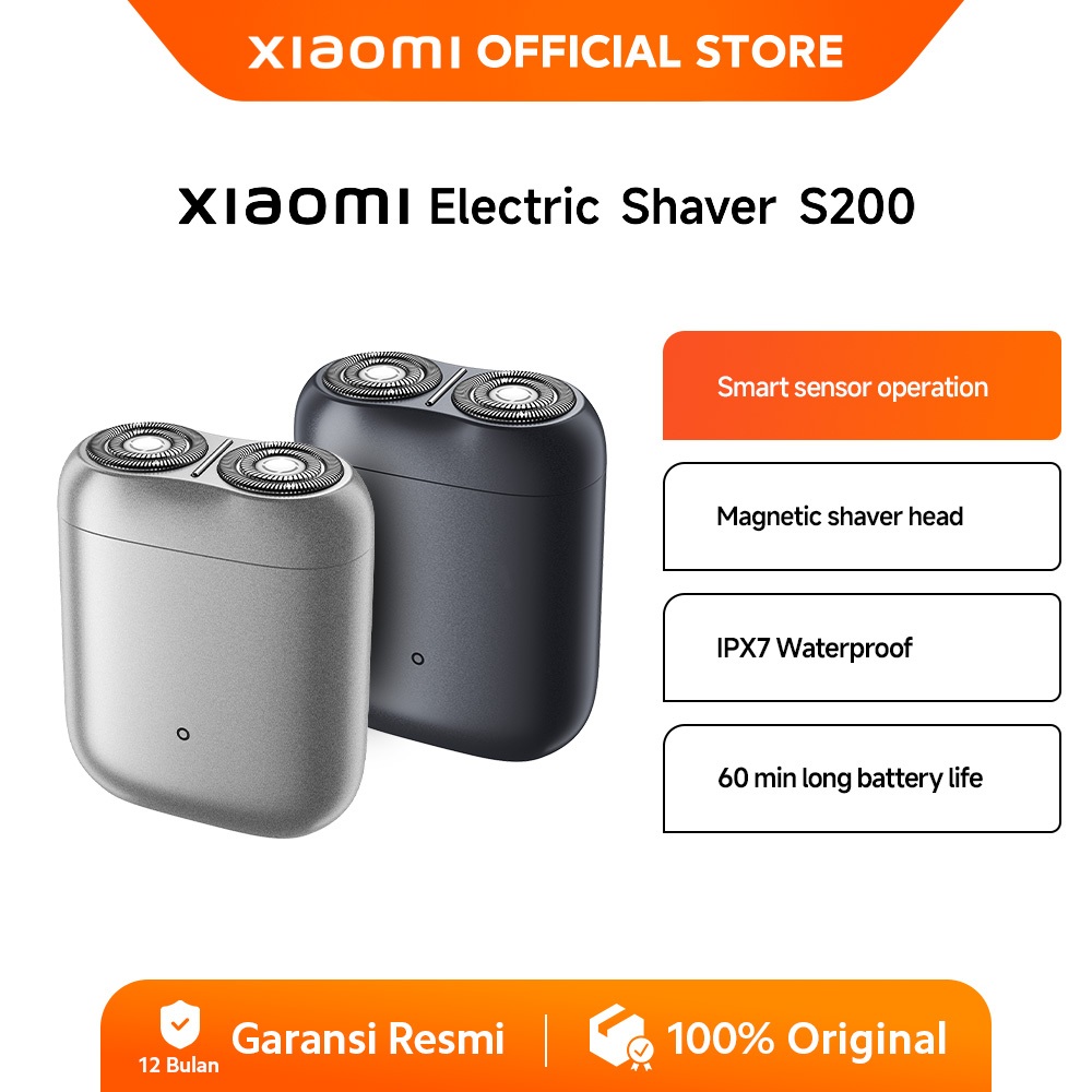 Jual Xiaomi Electric Shaver S200 | Mata pisau dua alur | Kepala cukur ...