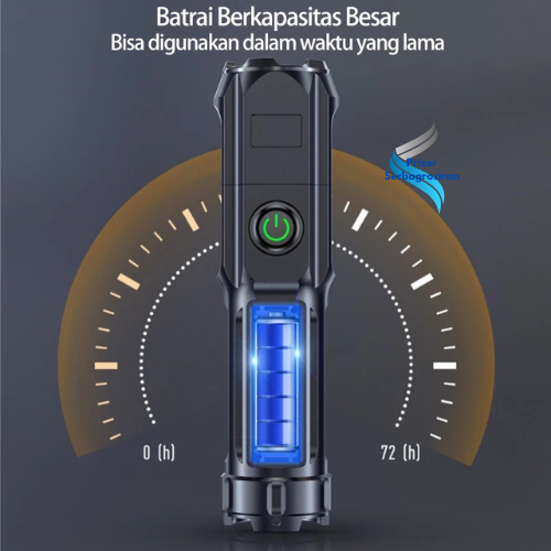 Jual Senter Swat Led 36w / Senter Led Police Chargeable Senter / Cas ...