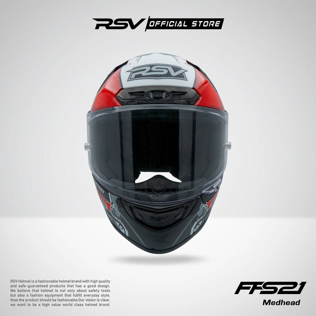 Jual Helm Full Face RSV FFS21 Motif Medhead | Shopee Indonesia