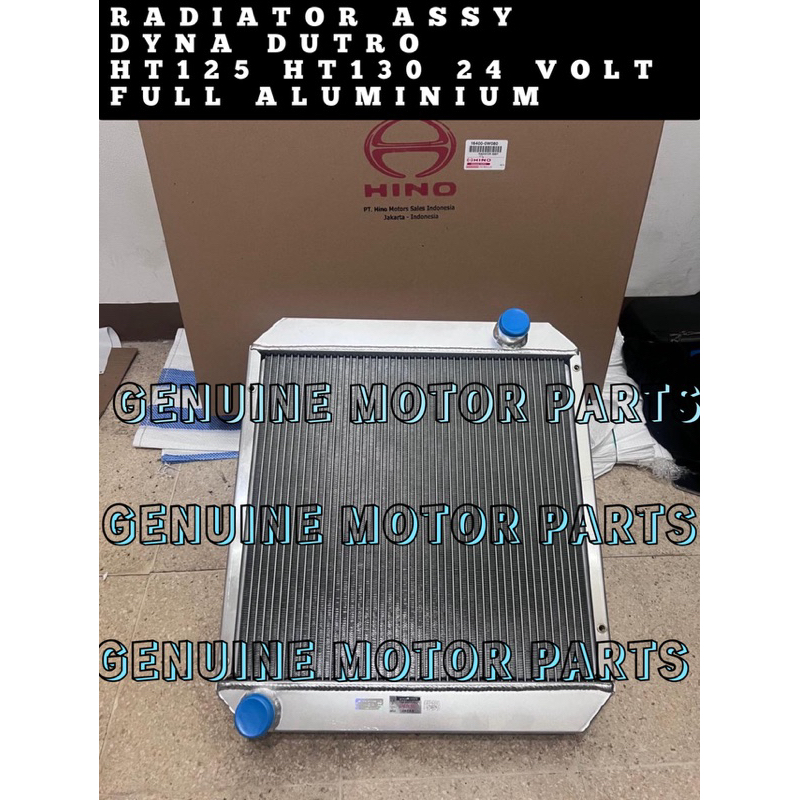 Jual Radiator assy dyna Dutro HT130 HT125 24 Volt Denso Original ...
