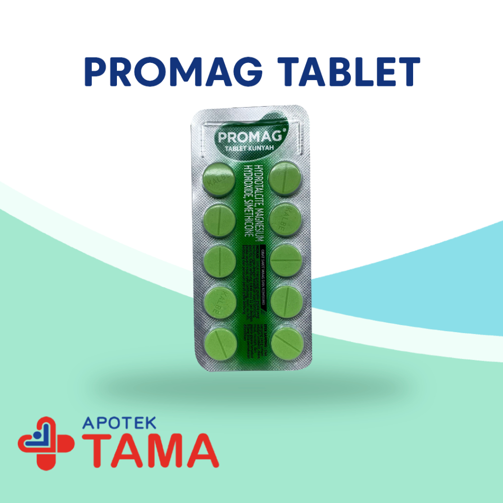 Jual Promag Tablet Strip Isi 10 tablet | Shopee Indonesia