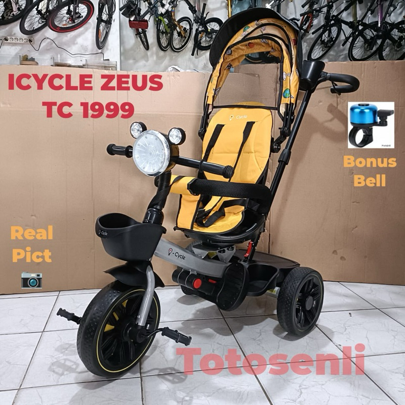 Jual sepeda anak roda tiga i cycle zeus TC-1999 by wim cycle | Shopee ...