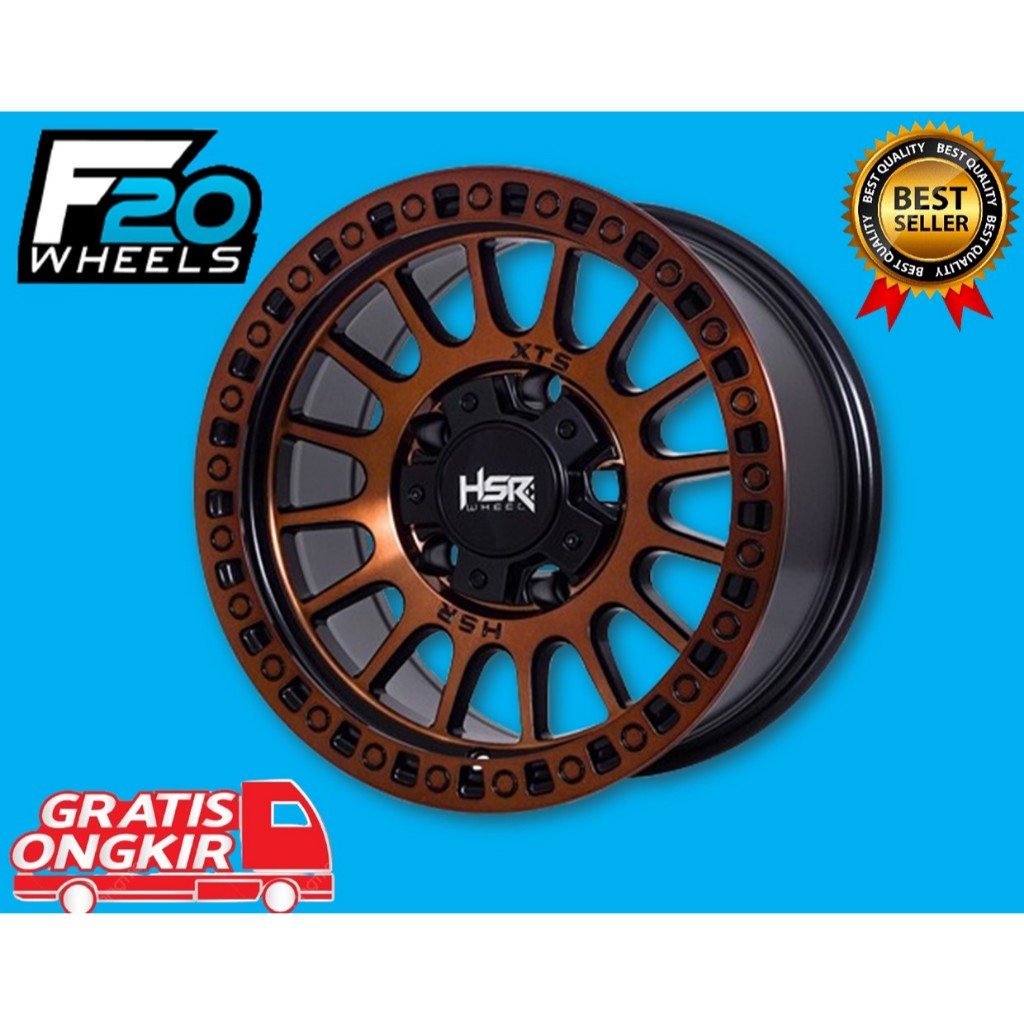 Jual velg racing mobil FEROZA tipe XTS05 HSR R15X8 H5X139,7 ET-15 JINMY ...