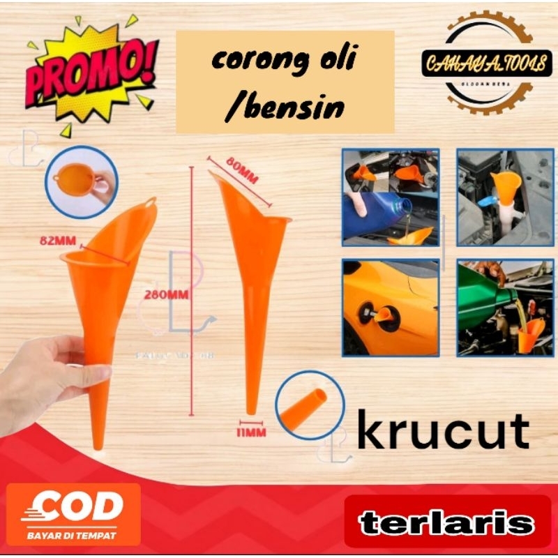 Jual Corong Oli Minyak Air Bensin Radiator Plastik Mulut Panjang ...