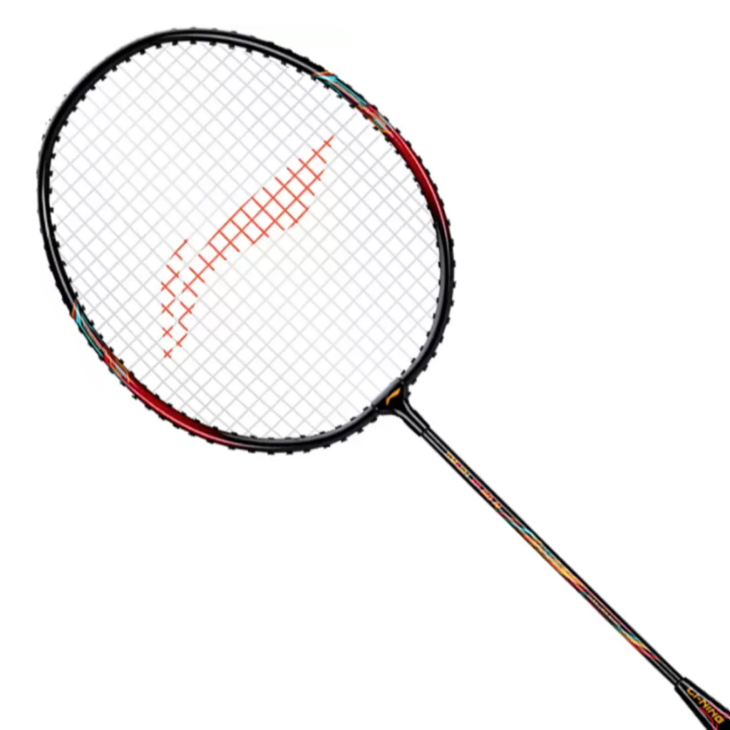 Jual Li-Ning Badminton Racket XP 60 Black/Fire Red AYPU165-1 Bundle ...