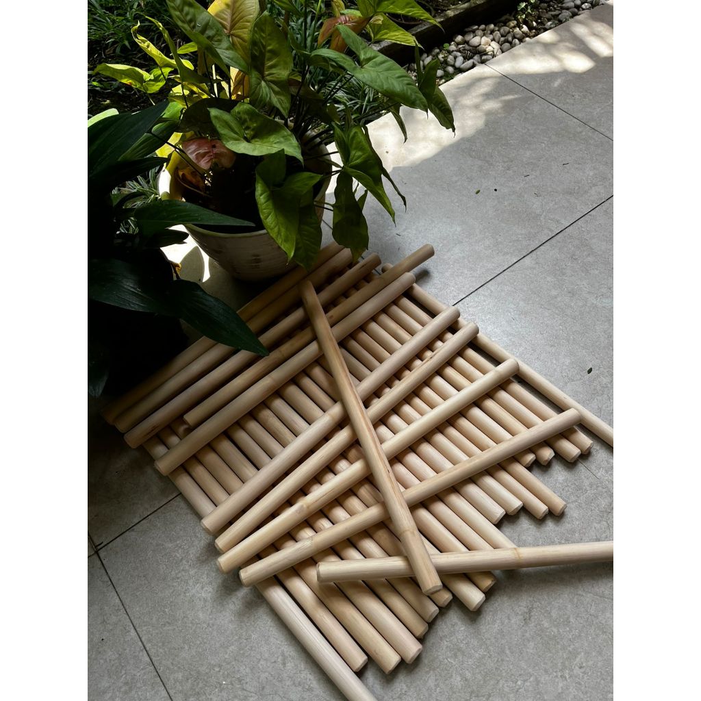 Jual stik kayu bulat/dowel kayu diameter ,,24 mm - 28 mm,panjang 50 cm ...