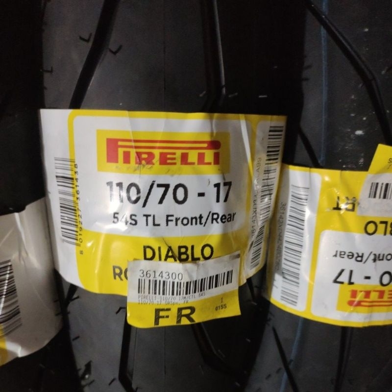 Jual Firelli ban firelli diablo rosso sport ukuran 110/70 ban tubles ...