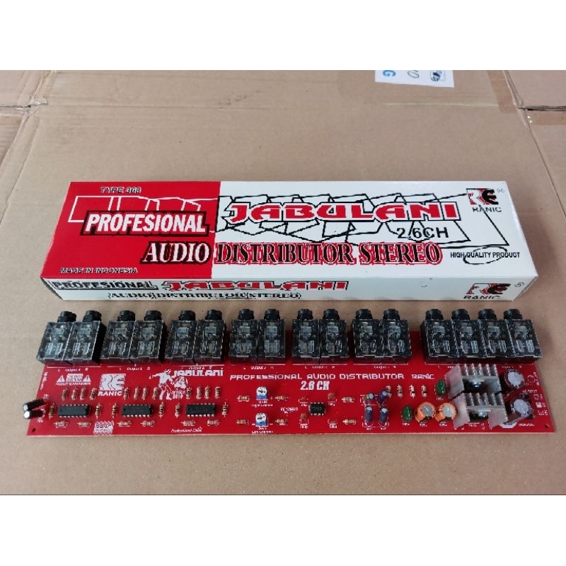 Jual Kit Audio Distributor Stereo 2 Input 6 Output | Shopee Indonesia