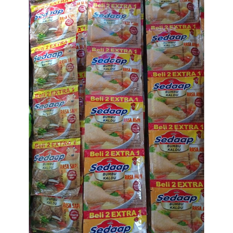 Jual Sedaap Bumbu kaldu rasa Ayam dan Sapi isi 18 pc | Shopee Indonesia
