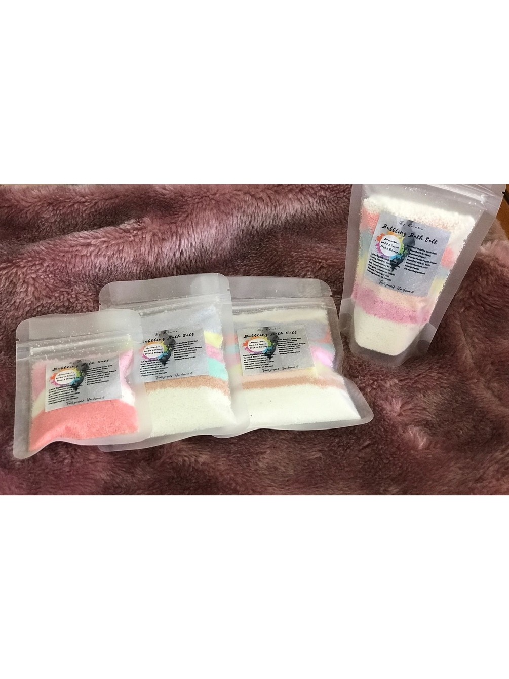 Jual Bubbling Bath Salt Powder Warna Cotton Candy Mandi busa Bubble ...