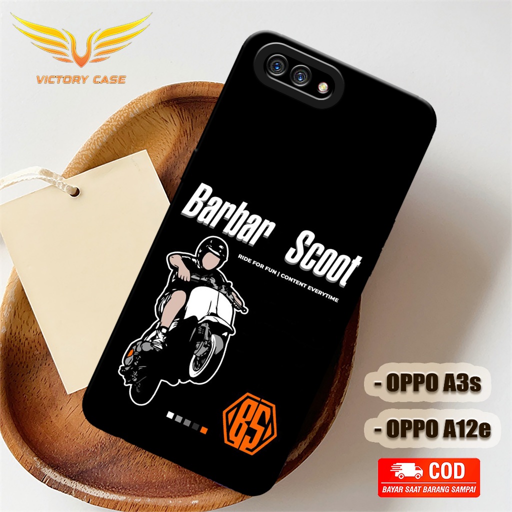 Jual New! Vespa Case Softcase Oppo A3S A12e Terbaru Case Hp