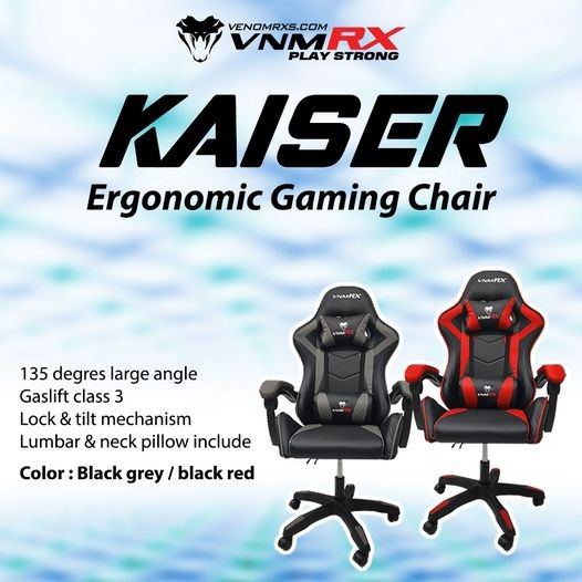 Jual VenomRX Kaiser Ergonomic Gaming Chair - Kursi Gaming Venom RX ...