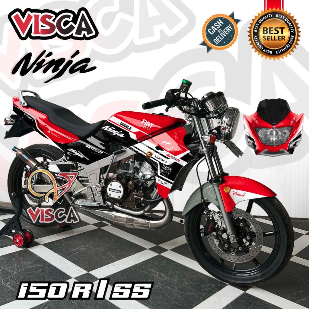 Jual Decal Ninja R 150 SS Old Full Body Stiker Ninja 150 R Full Body ...