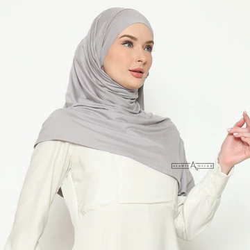 Alawiyahijab Mara Instant TENCEL™ Pashmina Oval Antibacterial (Pashmina Curve Semi Instant