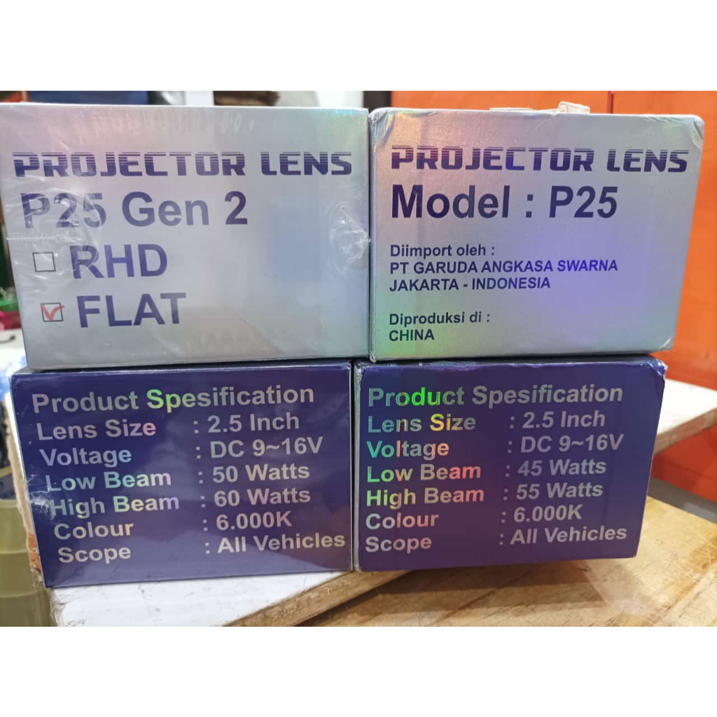 Jual Lampu LED Projector Vinyx P25 Gen2 Projie BiLED 2.5 Inch Inci ...