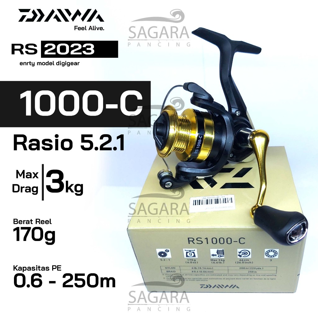 Jual Reel Daiwa RS Reel Ultra Light Reel UL Reel Pancing Spinning | Shopee  Indonesia