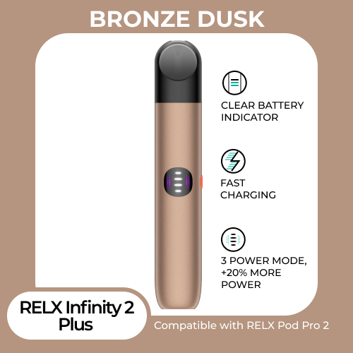 Jual RELX Infinity 2 Plus Device - Bronze Dusk | Shopee Indonesia