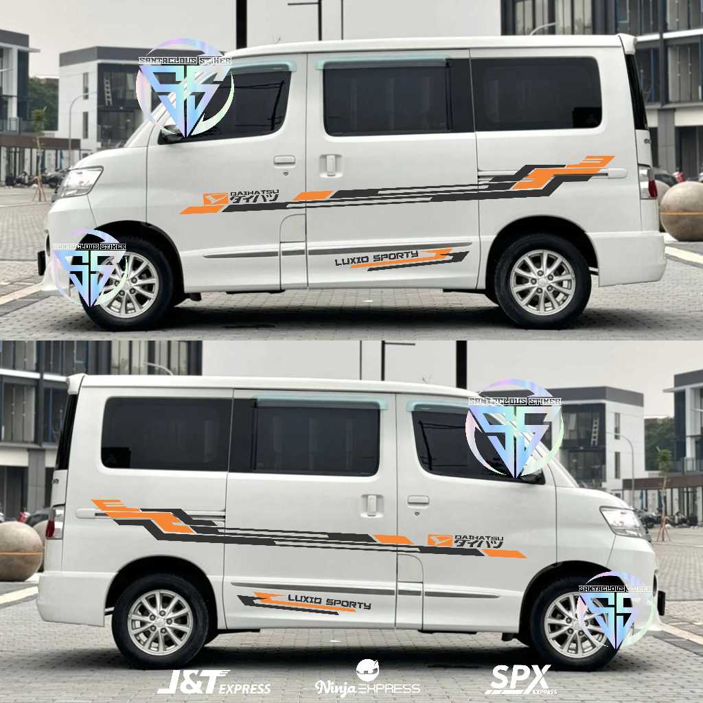 Jual Sticker stiker daihatsu granmax stiker minibus grandmax luxio apv ...