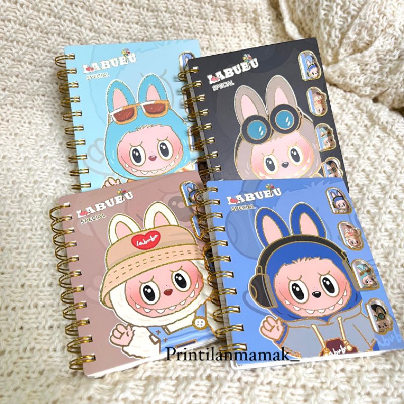 Jual Notebook Spiral Labubu lucu / Buku Catatan spiral Labubu | Shopee ...