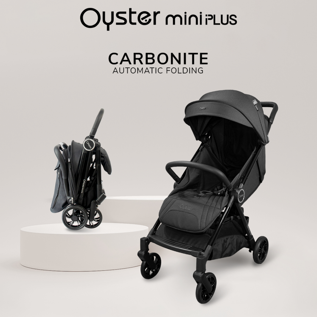 Jual Oyster Stroller Mini Plus Carbonite Black Chassis | Shopee Indonesia
