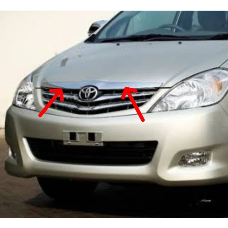 Jual list grill depan radiator bagian atas Toyota Innova 2005-2008 ...