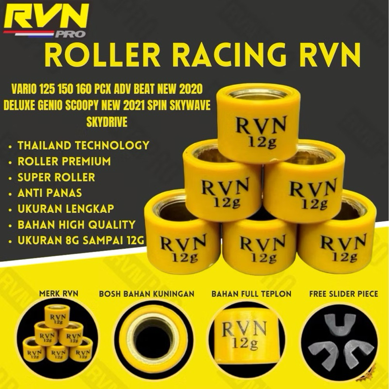 Jual FREE SLIDER ROLLER ROLER RVN RACING VARIO 125 150 160 PCX 125 150 ...