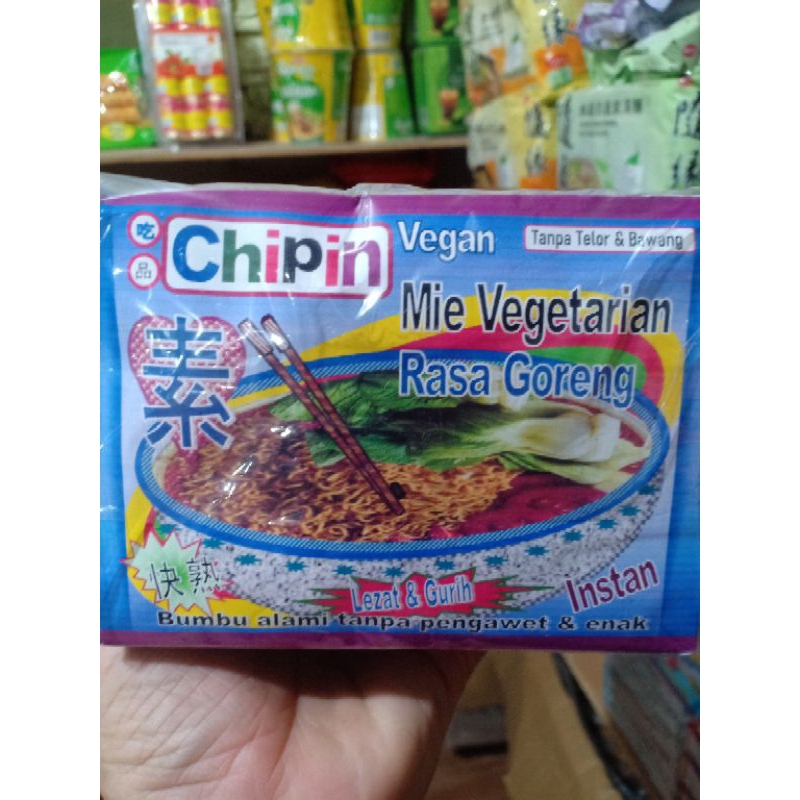Jual Chipin Mie Vegetarian Rasa Goreng | Shopee Indonesia