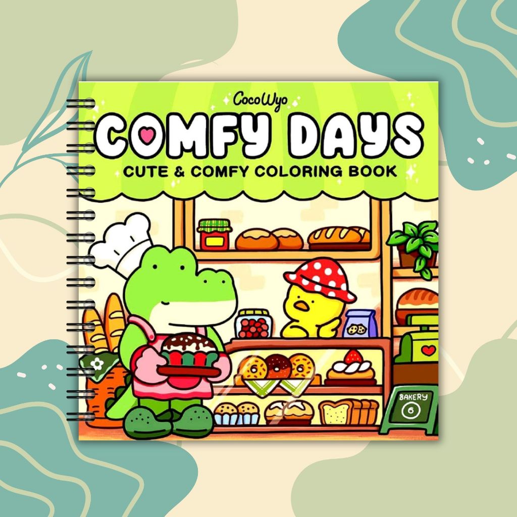 Jual Coloring Book Buku Mewarnai Comfy Days Stress Relief Healing