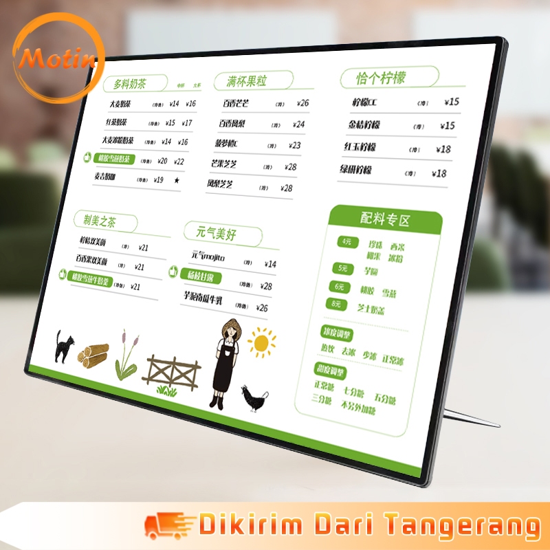 Jual A3/A4 LED Menu Display LED Menu Display Kartu Display Poster LED ...