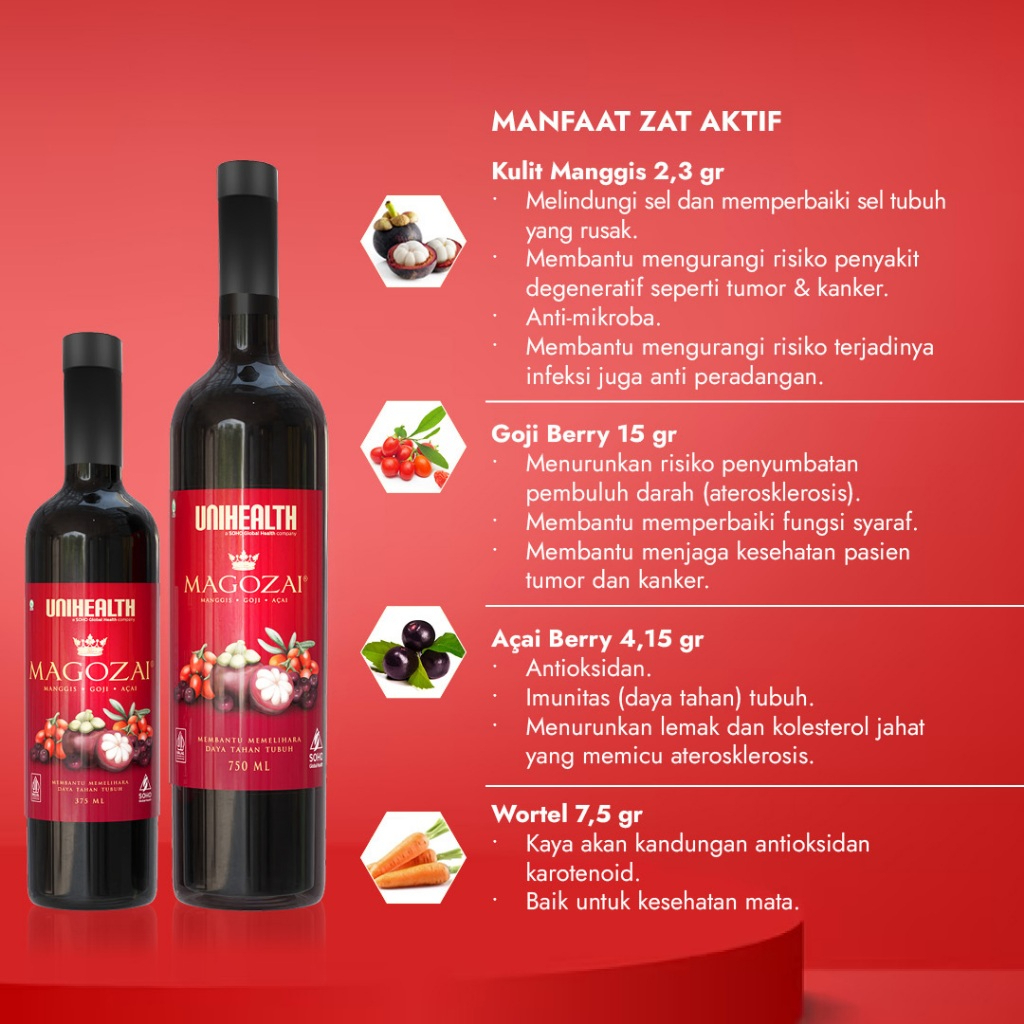 Jual Magozai 750ml Unihealth Asli Original 100% Termurah kemasan baru ...