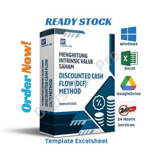 Jual [TT24112] Template Rumus Otomatis| Menghitung Intrinsic Value ...