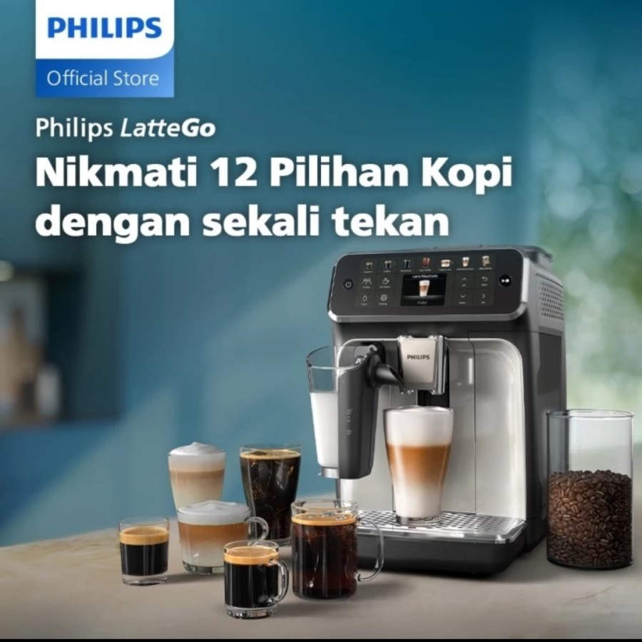 Jual PHILIPS EP4446/70 Coffee Machine Espresso Fully Automatic EP4446 ...