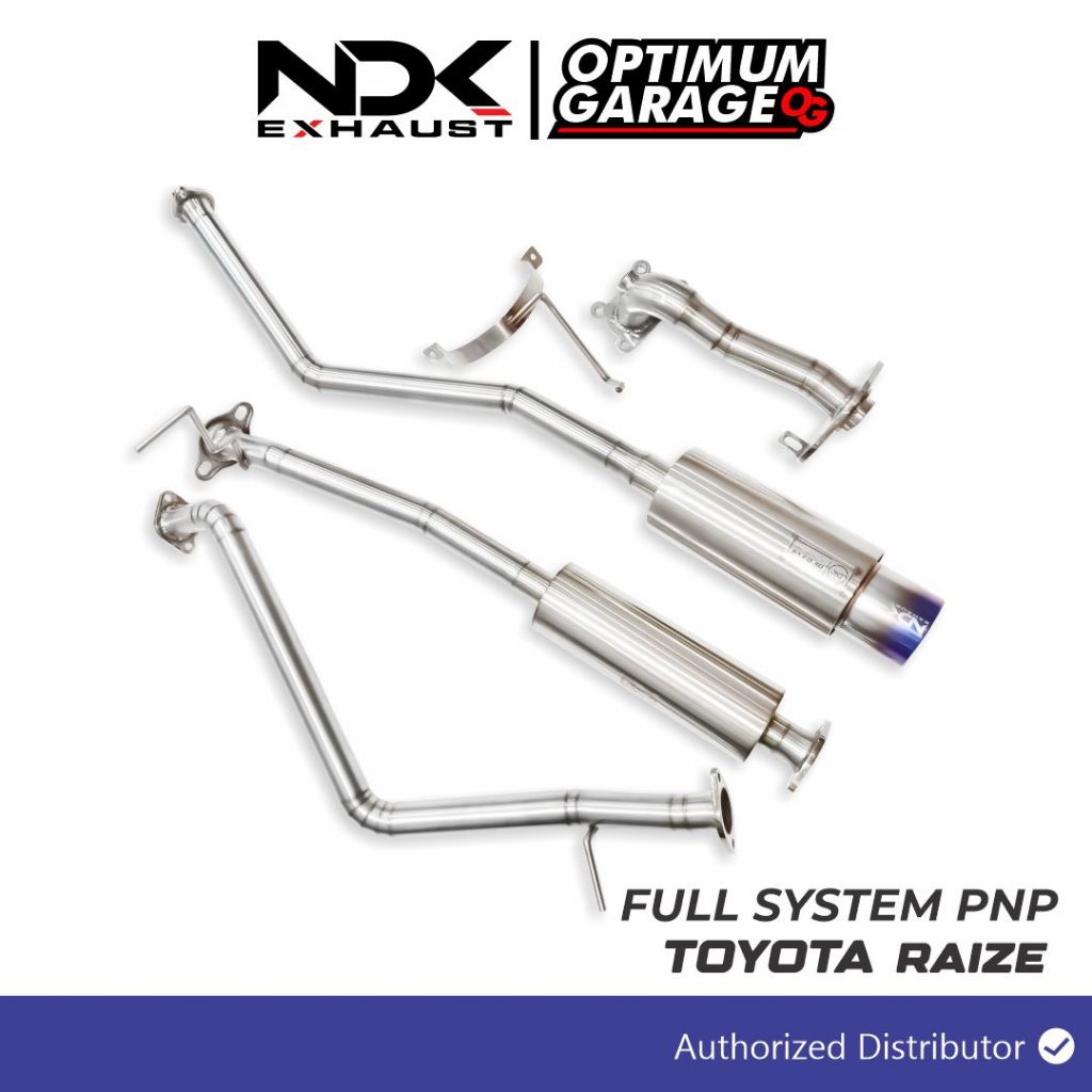 Jual FULL SISTEM PNP KNALPOT NDK EXHAUST MUFFLER DK-03V4 RESONATOR HOLD ...
