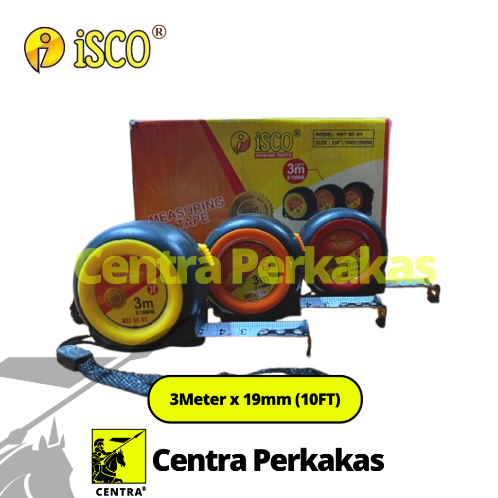 Jual ISCO Meteran Mini Auto Stop (Measuring Tape) | Shopee Indonesia