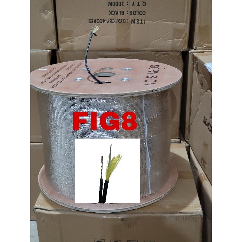 Jual Kabel fiber optic FO FIG8 8 core jelly tube panjang 1km merek ...