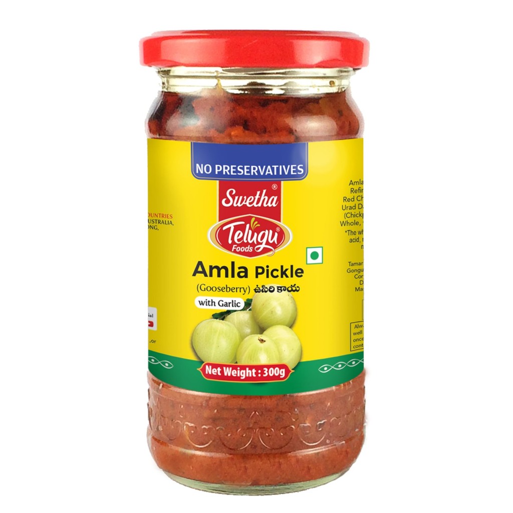 Jual TELUGU FOODS AMLA PICKLE 300GM | Shopee Indonesia