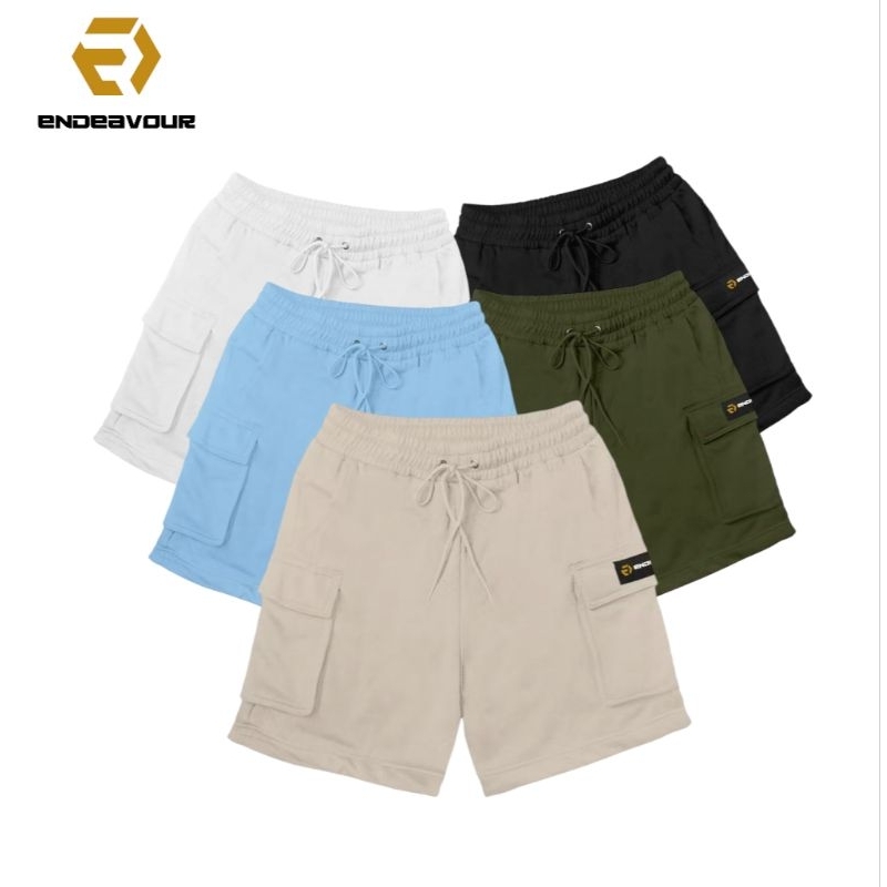 Jual Endeavour Boardshort Celana Cargo Pendek Pria Matt Fleece