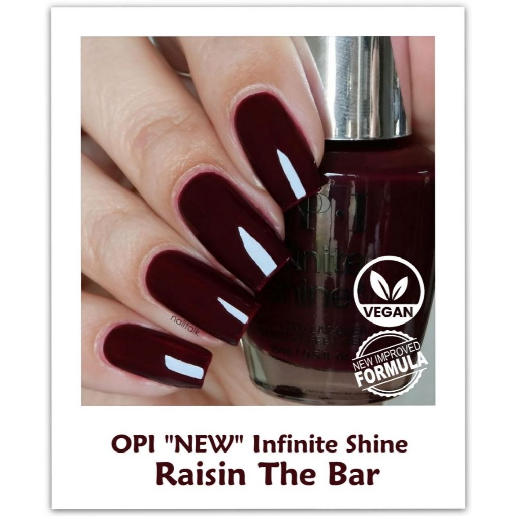 Jual OPI NEW Infinite Shine Raisin The Bar - Vegan Nail Polish - Kutek ...