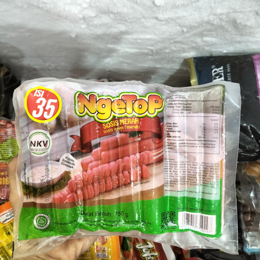 Jual Ngetop Sosis Merah 750gr Isi 35 pcs | Shopee Indonesia