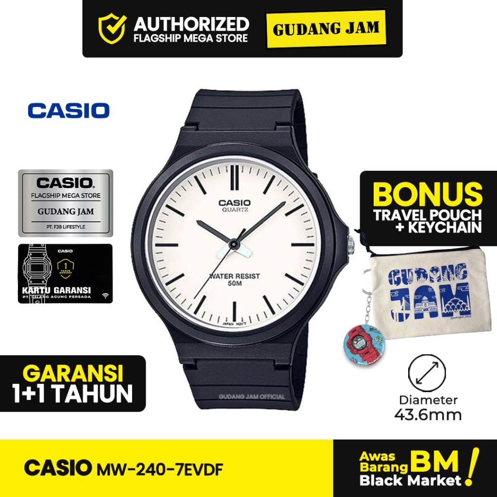 Jual Jam Tangan Casio MW-240-7EVDF MW-240-7E MW-240 MW240 MW 240 ...