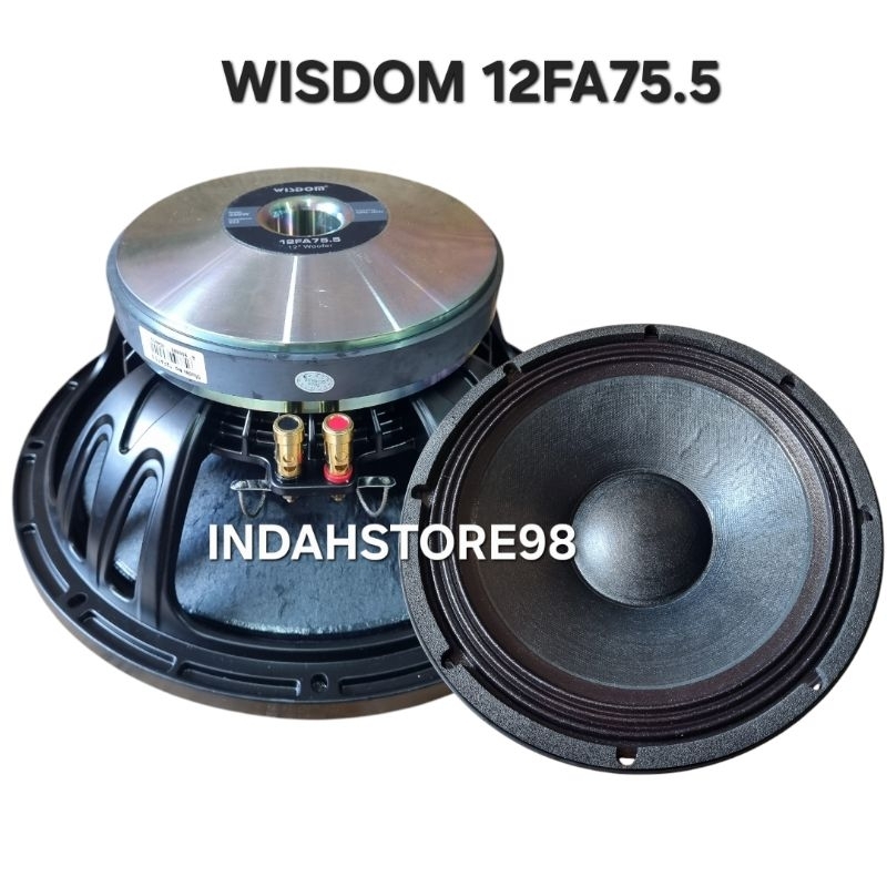 Jual Speaker Komponen 12 inch Wisdom 12FA75.5 Midel Original Speaker ...