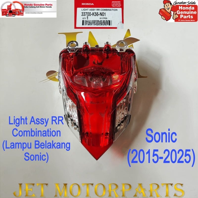 Jual 33700K56N01 Light Assy RR Combination Lampu Belakang Sonic 2015 ...