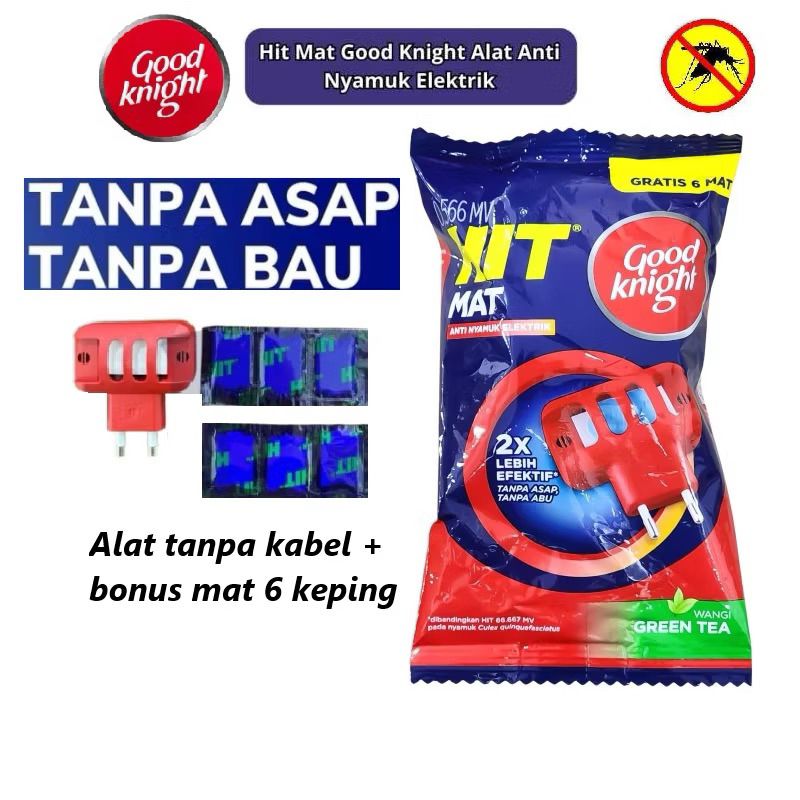Jual [Tanpa Kabel+Isi 6pcs/Refill saja] HIT MAT ALAT ELEKTRIK Tanpa ...