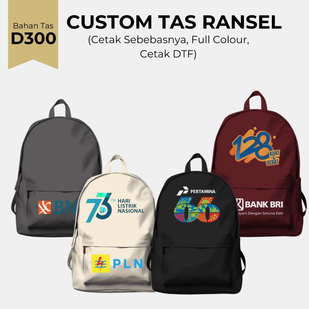 Jual BEBAS DESAIN TAS RANSEL COSTUM PO 1- 2 HARI ( TAS RANSEL CUSTOM ...